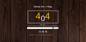 木板404错误功能网页模板